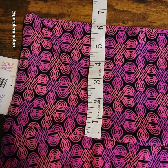 LulaRoe Maxi Skirt XXS Geometric Vibrant Colorful Retro Boho Art To Wear NWT - Picture 8 of 10